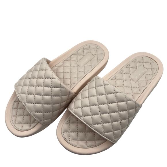 APL Athletic Propulsion Labs Womens US Size 7 Slides Nude Pink Lusso Sandals New - Picture 10 of 10